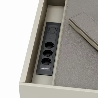 Night tables - Francis Bedside Table - DOMKAPA