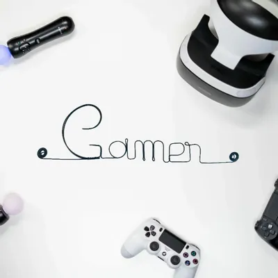 Objets déco enfant - Décoration Murale en Fil de Fer "Gamer" - à punaiser - BIJOUX DE MUR