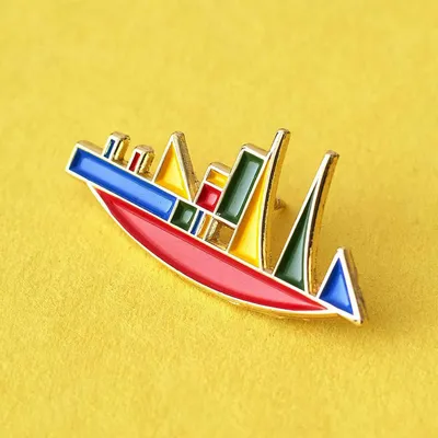 Brooches - Pin Small Ship-Building Game - PINPINPIN.IT