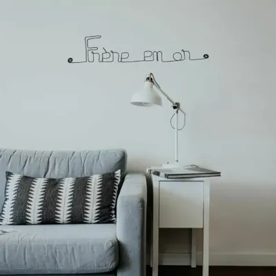 Other wall decoration - Golden Brother Wire Wall Decoration - BIJOUX DE MUR