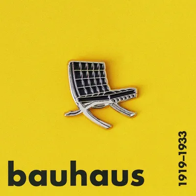 Brooches - Pin Barcelona Chair Black - PINPINPIN.IT