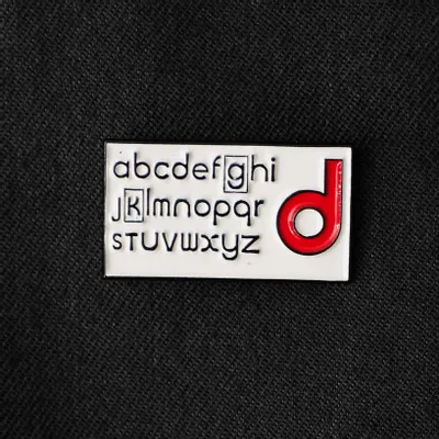 Broches - Police de caractères Pin Universal - PINPINPIN.IT