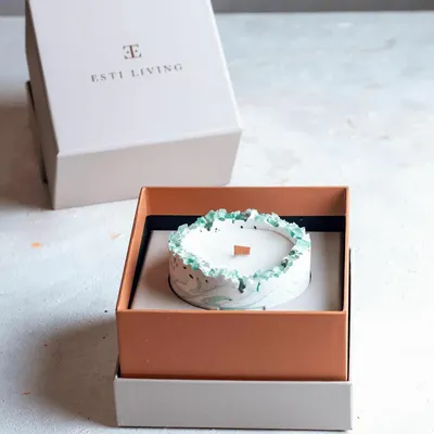 Candles - Mystic Green - Gemstone Candle - ESTI LIVING