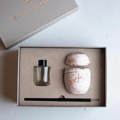 Diffuseurs de parfums - Antique Gold - Ensemble de diffuseurs Reed - ESTI LIVING