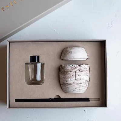 Diffuseurs de parfums - Mocha Dreams - Ensemble de diffuseurs Reed - ESTI LIVING