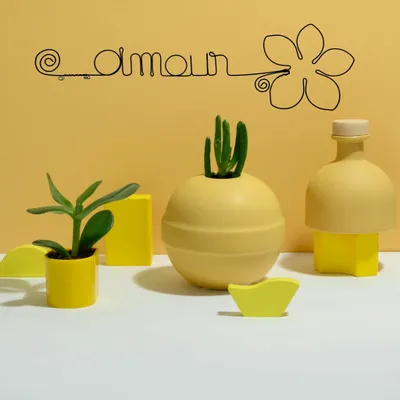 Other wall decoration - Daisy Flower - "Love" - ​​Wire Wall Decoration - BIJOUX DE MUR