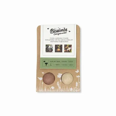 Gifts - Give-Away with 2 Blossombs Seed Bombs - BLOSSOMBS