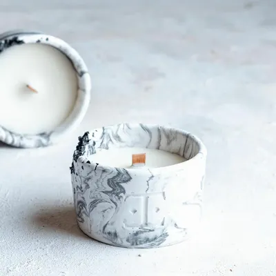 Cadeaux - Black Rose - Set midi de 2 bougies - ESTI LIVING