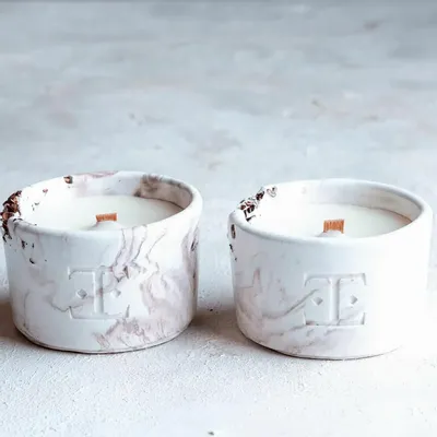 Bougies - Mocha Dreams - Set de 2 Bougies Midi - ESTI LIVING