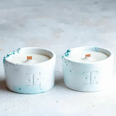 Bougies - Ocean Wave - Set de 2 Bougies Midi - ESTI LIVING