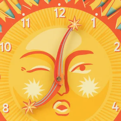 Horloges - Horloge temps Jo Lemon - LES RITOURNAILES