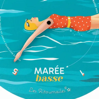 Decorative objects - Mado Crolé tide clock - LES RITOURNAILES