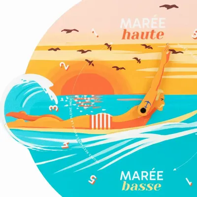 Objets de décoration - Horloge à marée Dan Summer - LES RITOURNAILES