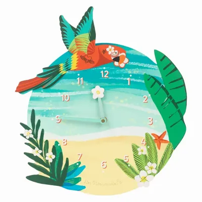 Horloges - Horloge temps Perroquet Coco - LES RITOURNAILES