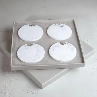 Cosmétiques - Lavender - Set de Sous-verres en Cristal - ESTI LIVING