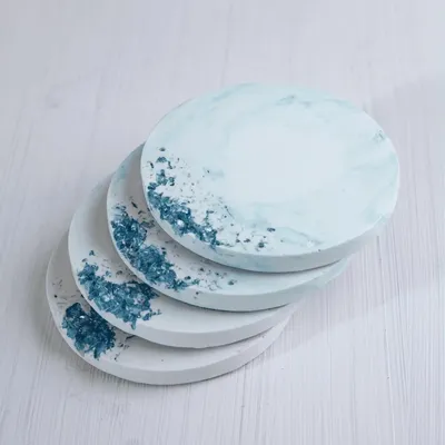 Beauty products - Ocean Wave - Crystal Coaster Set - ESTI LIVING