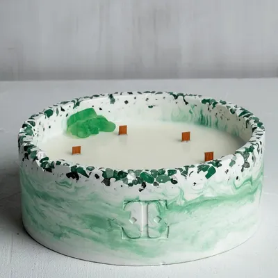 Candles - Mystic Green - Luna Gemstone Candle - ESTI LIVING