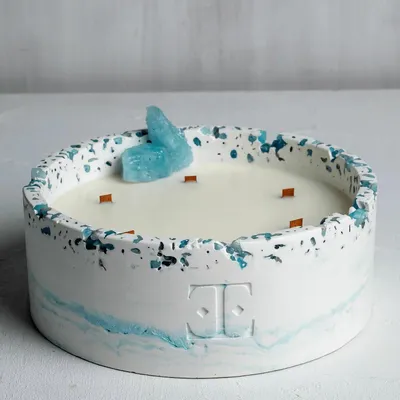 Bougies - Ocean Wave - Bougie Luna en Pierre Gemme - ESTI LIVING