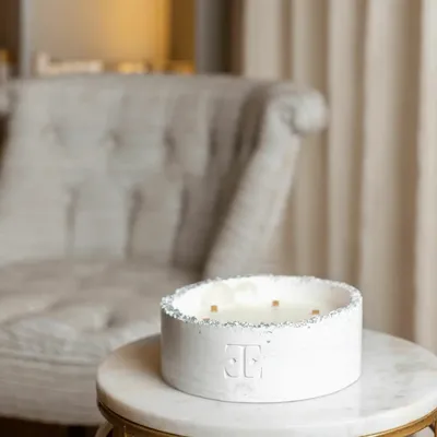 Bougies - Silver Muse - Bougie Luna en Pierre Gemme - ESTI LIVING