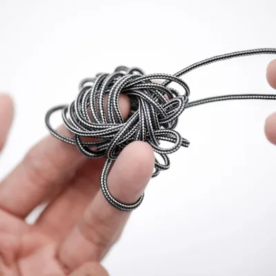 Accessoires de déco extérieure - Mobile MASK suspendu • déco intérieur extérieur • cordes textile - SARAH ALOISI PARIS