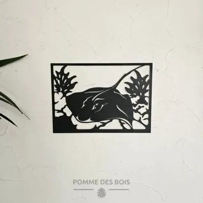Tableaux - Tableau - Raie Manta Cadre - POMME DES BOIS