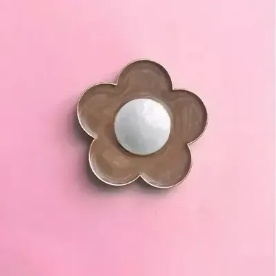 Jewelry - CLAP brooch jewel - TWIGGY MOCHA MOUSSE - CLAP PARIS
