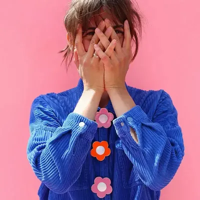 Bijoux - bijou broche CLAP - TWIGGY MOCHA MOUSSE - CLAP PARIS