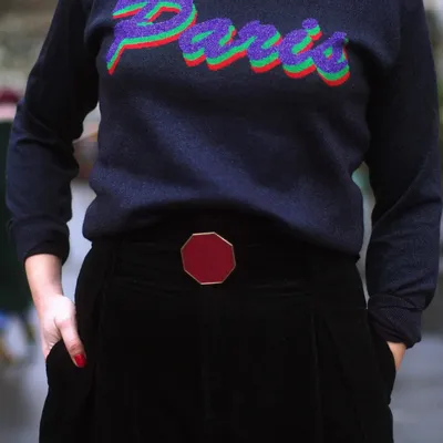 Bijoux - bijou broche CLAP - MEMPHIS GRENAT - CLAP PARIS