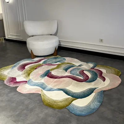 Tapis sur-mesure - Collecte de cellules par Loominology Rugs - LOOMINOLOGY RUGS