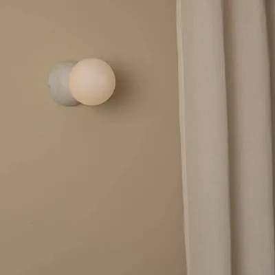 Wall lamps - Eklipso (White Marble) - SIMONE & MARCEL