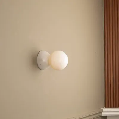 Wall lamps - Eklipso (White Alabaster) - SIMONE & MARCEL