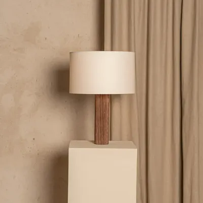 Lampes à poser - Fluta (Bois de Noyer) - SIMONE & MARCEL