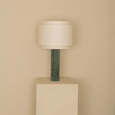 Table lamps - Fluta Duoble (Green Marble) - SIMONE & MARCEL