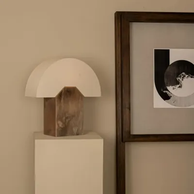 Table lamps - Edna (Tobacco Alabaster) - SIMONE & MARCEL