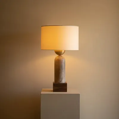 Table lamps - Peona Kelo (Tobacco Alabaster) - SIMONE & MARCEL