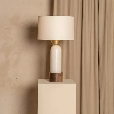 Table lamps - Peona Kelo (White Alabaster) - SIMONE & MARCEL
