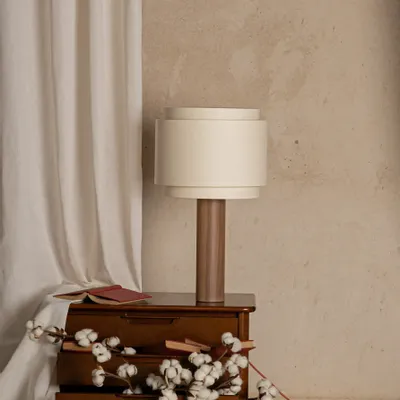 Table lamps - Pipo Duoble (Walnut Wood) - SIMONE & MARCEL