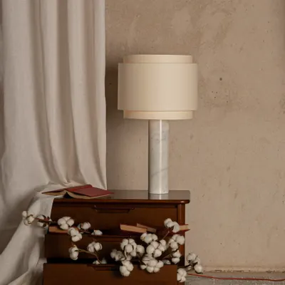 Table lamps - Pipo Duoble (White Marble) - SIMONE & MARCEL