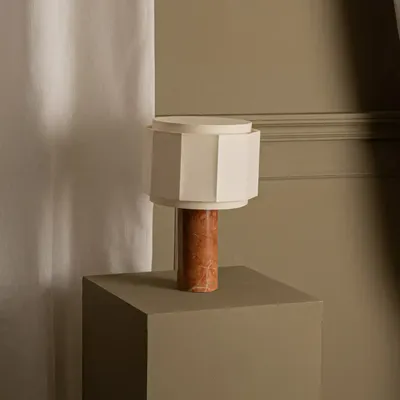 Table lamps - Pipito Okla (Red Marble) - SIMONE & MARCEL