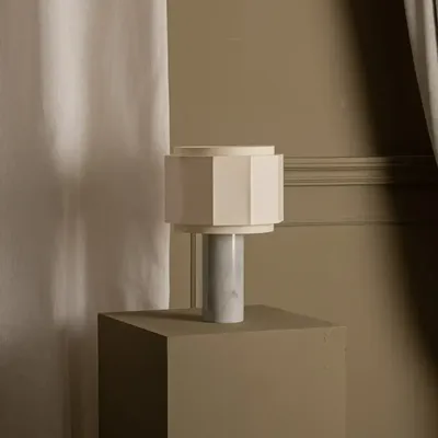 Table lamps - Pipito Duoble (White Marble) - SIMONE & MARCEL