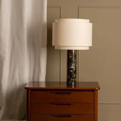 Table lamps - Pipo Duoble (Brown Marble) - SIMONE & MARCEL
