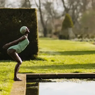 Accessoires de déco extérieure - Sculptures de natation - DAWN CONN SCULPTURE LIMITED