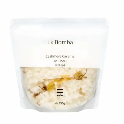 Beauty products - Bath Salt Refill Pack Cashmere Caramel - LA BOMBA