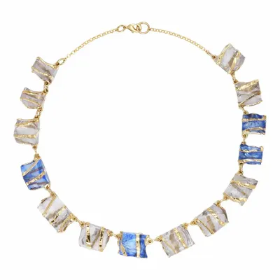 Bijoux - Collier Glass multicolore OR - ERMINIA SINAPI