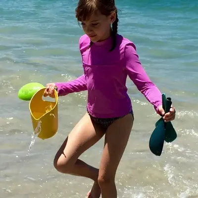 Children's games - Kids Sand Bucket - Lemon - EKOBO