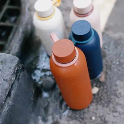 Carafes - Insulated Reusable Bottle 500ml - Ivory - EKOBO