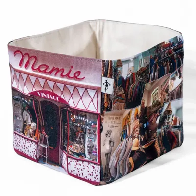 Homewear - Vintage basket Mamie Paris fashion - MARON BOUILLIE