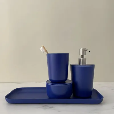 Rangements pour salle de bain - Gobelet Brosse à Dents - Royal Blue - EKOBO