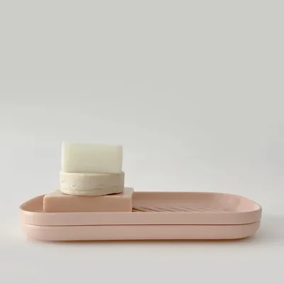 Lave-mains - Porte-savon XXL - Blush - EKOBO
