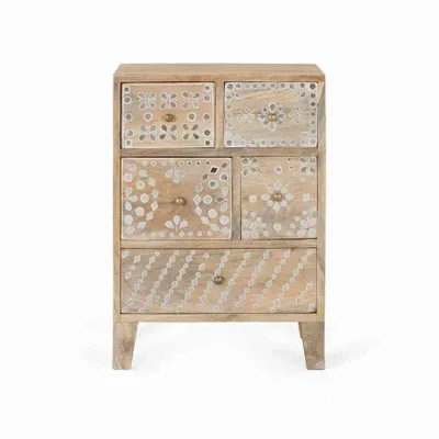 Night tables - Hand-made bedside table in mango wood - GINER Y COLOMER